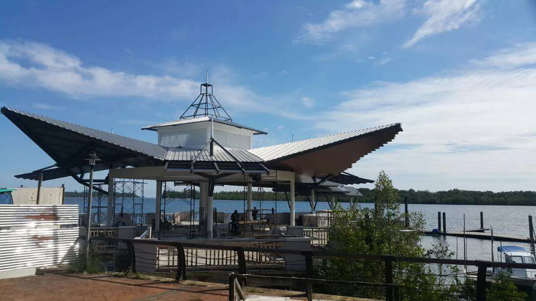 Telaga Air Matang New Iconic Steel Roof Jetty